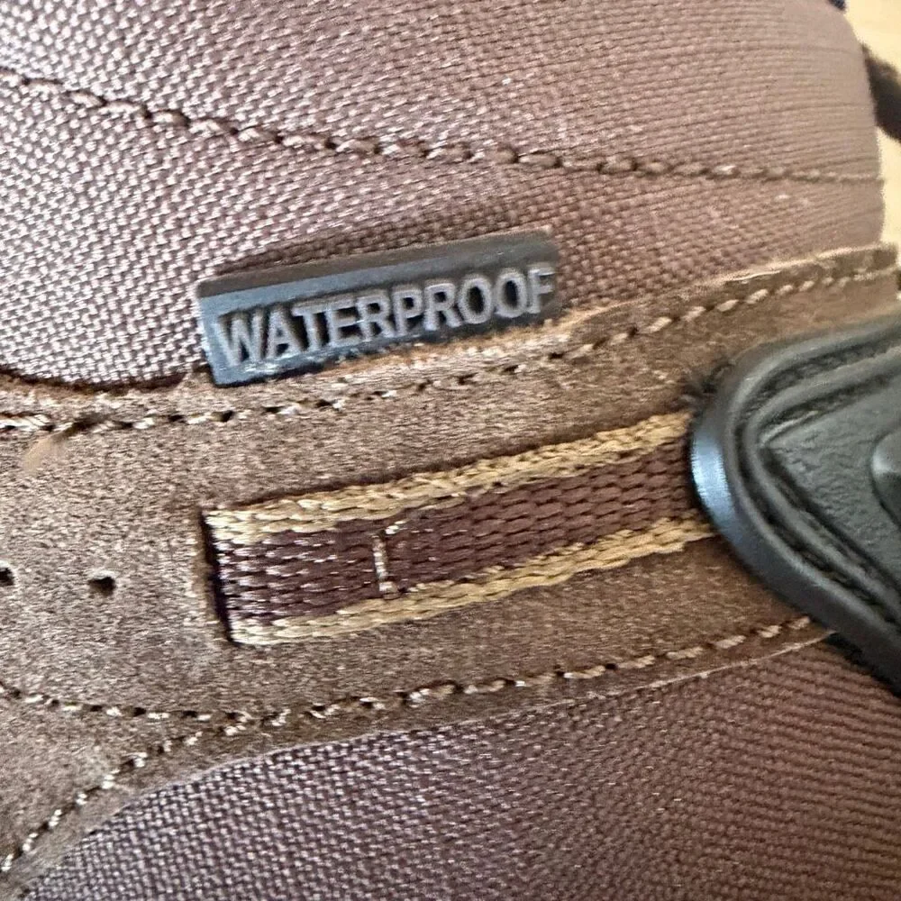 Northside Rampart Mid Suede Upper waterproof kids hiking boots brown SZ 5